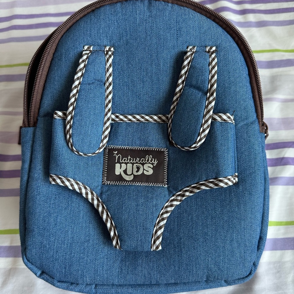 Blue Stuffy/Doll Carrier & Backpack